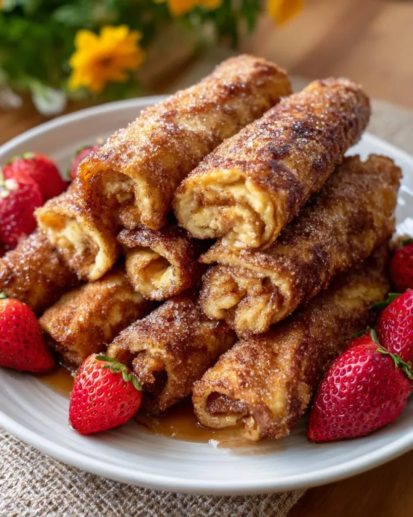 cinnamon sugar french toast roll ups 1