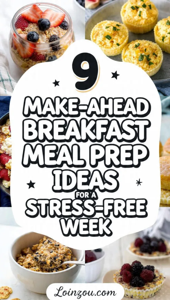 9 Make-Ahead Breakfast Meal Prep Ideas for a Stress-Free Week 12 create a tall pinterest pin in the food and drinks 53