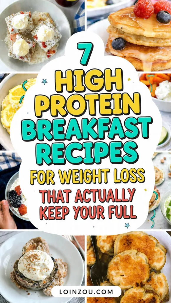 7 High Protein Breakfast Recipes for Weight Loss That Actually Keep You Full 9 create a tall pinterest pin in the food and drinks 65