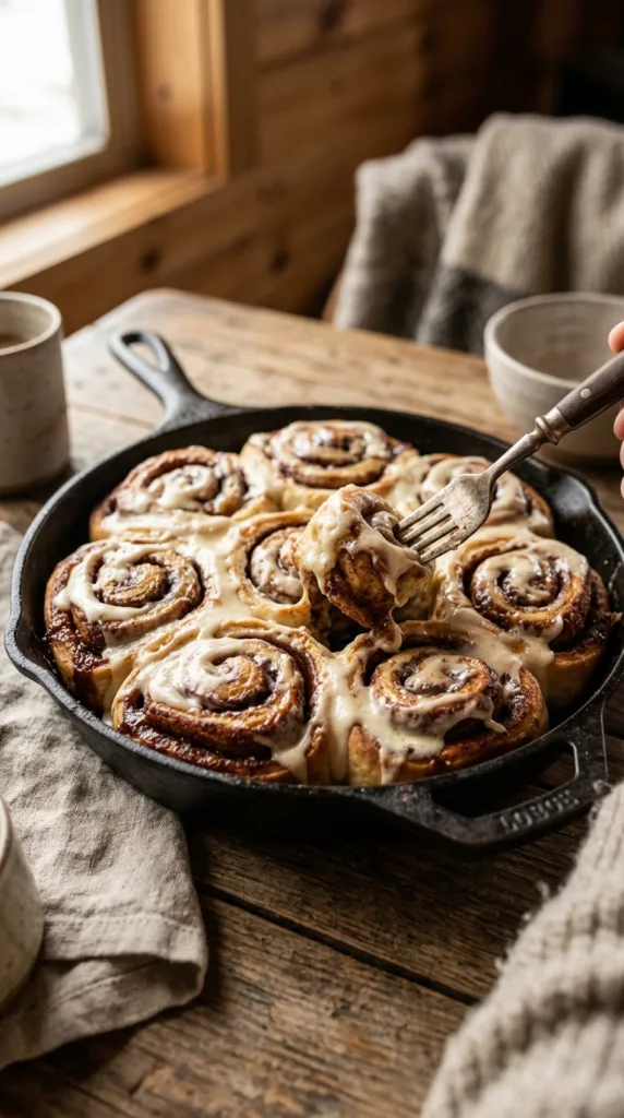 5 Sweet Breakfast Bakes & Breads to Make Your Mornings Magical 4 Cast iron skillet with cinnamon 202605141441