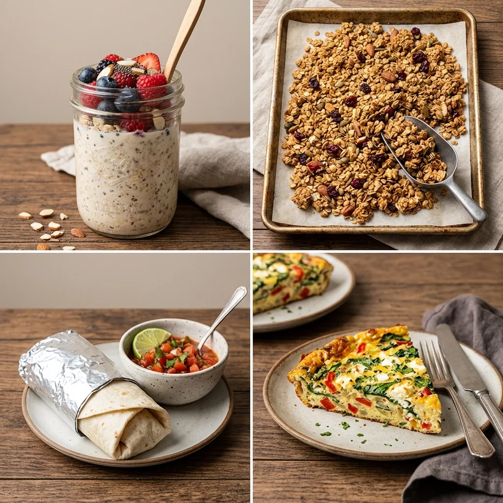 Home Loinzou 3 Collage of four breakfast ideas 202605021900