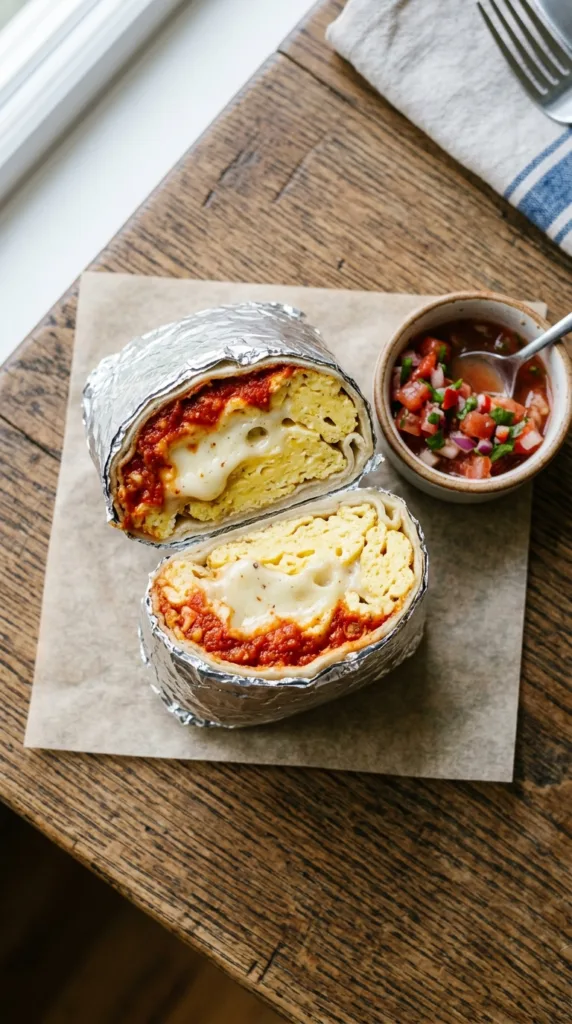 Flour tortilla cut in half 202605021858
