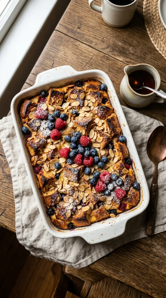 French toast casserole with berries 202605021837