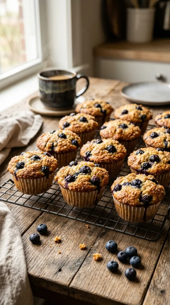 9 Easy Breakfast Recipes to Start Your Day Right 8 Fresh blueberry muffins on rack 202605012021