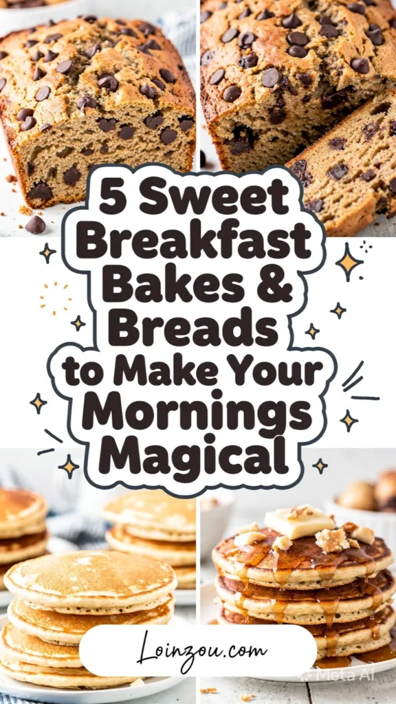 5 Sweet Breakfast Bakes & Breads to Make Your Mornings Magical 8 tall pinterest pin food and drinks niche bright pl 23