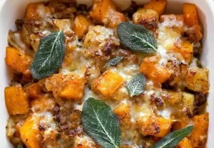 Butternut Squash Casserole Quick and Creamy 3 Quick and creamy butternut squash casserole topped with breadcrumbs