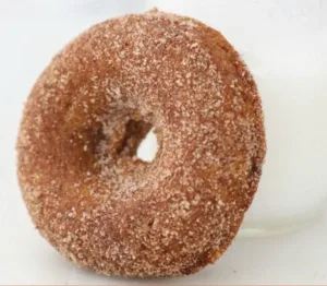 Homemade Pumpkin Donuts 4 Delicious homemade pumpkin donuts topped with cinnamon sugar