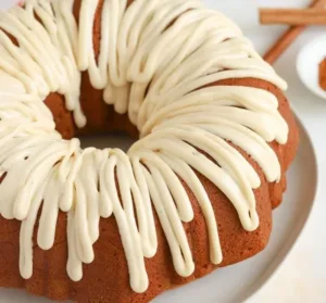 Pumpkin Bundt Cake Secrets for Ultra Moist 3 Deliciously moist Pumpkin Bundt Cake topped with cream cheese frosting