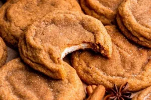 Pumpkin Cheesecake Cookies 2 Delicious Pumpkin Cheesecake Cookies with creamy frosting and spices