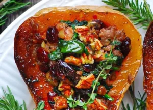 Stuffed Butternut Squash So Creamy You Won't Believe 5 Creamy stuffed butternut squash filled with savory ingredients