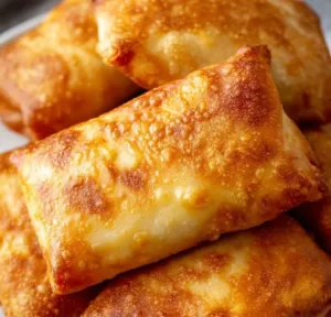 Beef and Cheese Chimichangas Recipe | Cheese and beef burrito recipe, Beef and queso chimichangas, Cheesy beef chimichangas recipe 6 Delicious beef chimichangas topped with cheese, served on a plate.