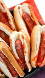 Bloody Finger Hot Dogs Recipe for Halloween 6 Scary Bloody Finger Hot Dogs for Halloween party