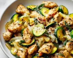 Easy Zesty Chicken Zucchini Recipe 5 Delicious easy zesty chicken zucchini dish with vibrant vegetables