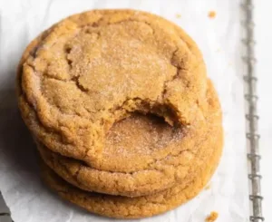 Pumpkin Snickerdoodles Secret Brown Butter Twist 5 Pumpkin Snickerdoodles with brown butter topping arranged on a plate