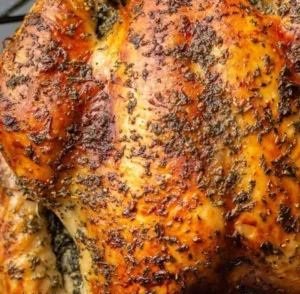 Best Roast Turkey 3 Perfectly cooked roast turkey on a festive dining table