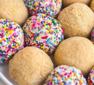 Cheesecake Balls Recipe (No Bake & Can Be Made into Mini Bites) 3 No bake cheesecake balls recipe, perfect for mini bites and dessert lovers