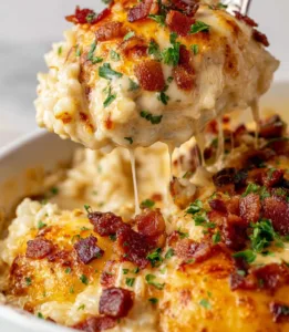 Easy Creamy Southern Smothered Chicken 3 Delicious southern smothered chicken recipe with creamy sauce and herbs