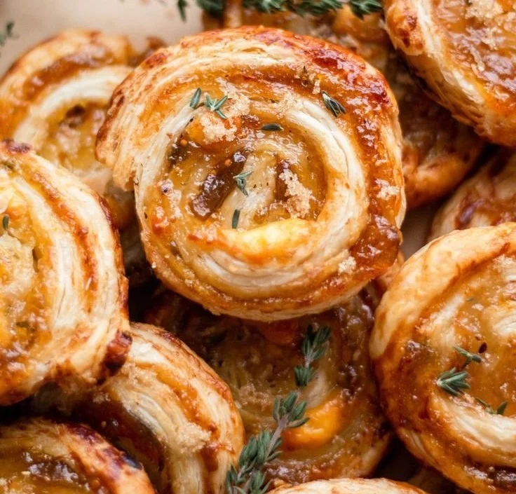 Home Loinzou 11 Deliciously rolled Fig and Goat Cheese Pinwheels ready to serve as an appetizer.