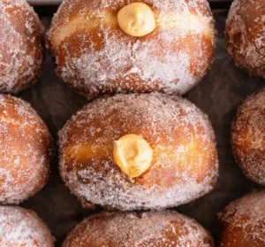 Easy Thanksgiving Brioche Donuts 4 Delicious easy Thanksgiving brioche donuts decorated with fall-themed toppings
