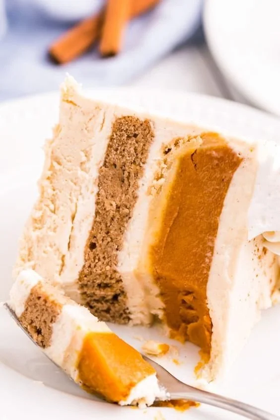 Delicious Thanksgiving Piecaken dessert with pie layers and cake